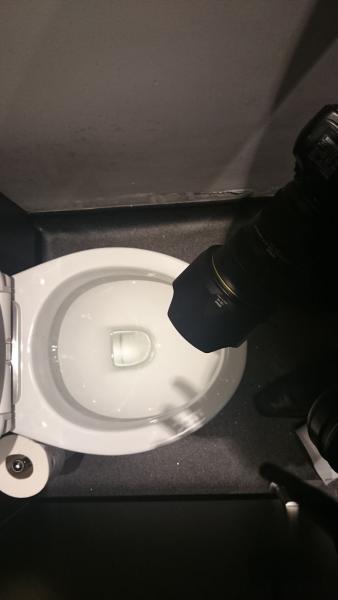 wedding photography and toilets